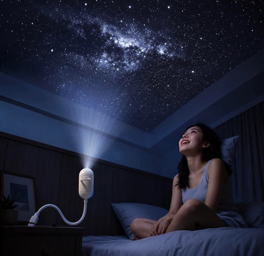 USB Mini Galaxy Star Projector
